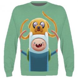 3D світшот Finn and Jake Art - PrintSalon
