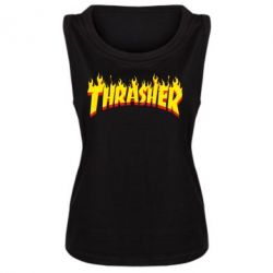 Женская майка Fire Thrasher - PrintSalon