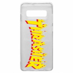 Чехол для Samsung S10+ Fire Thrasher - PrintSalon