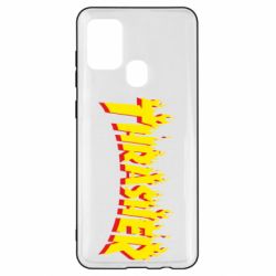 Чехол для Samsung A21s Fire Thrasher - PrintSalon