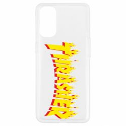 Чехол для Oppo Reno 4 Fire Thrasher - PrintSalon