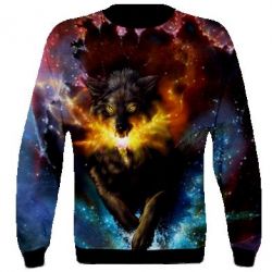 3D світшот Fire wolf - PrintSalon