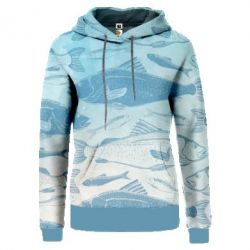 Жіноче 3D худі Fish-PrintSalon Жіноче 3D худі Fish