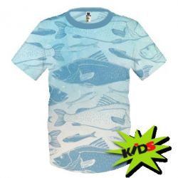 Дитяча 3D футболка Fish - PrintSalon