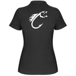 Женское поло Fish Hook - PrintSalon