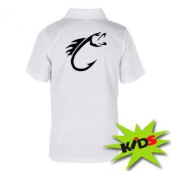 Детское поло Fish Hook - PrintSalon