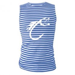 Майка-тельняшка Fish Hook - PrintSalon