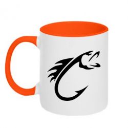 Чашка двокольорова Fish Hook