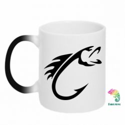 Чашка-хамелеон Fish Hook - PrintSalon