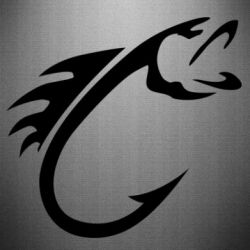 Наклейка Fish Hook