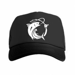 Кепка-тракер Fish on the hook - PrintSalon