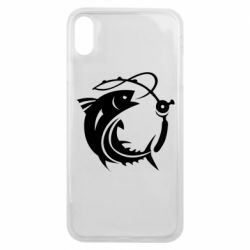 Чехол для iPhone Xs Max Fish on the hook - PrintSalon