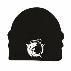Шапка флисовая Fish on the hook - PrintSalon