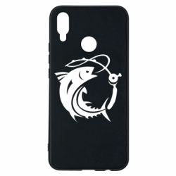 Чехол для Huawei P Smart Plus 2018 Fish on the hook - PrintSalon