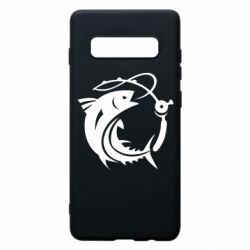 Чехол для Samsung S10+ Fish on the hook - PrintSalon