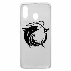 Чехол для Samsung A30 Fish on the hook - PrintSalon