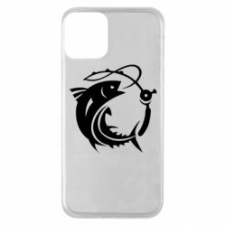 Чехол для iPhone 11 Fish on the hook - PrintSalon