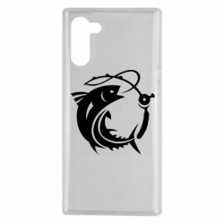 Чехол для Samsung Note 10 Fish on the hook - PrintSalon