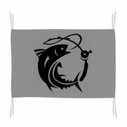 Флаг Fish on the hook - PrintSalon