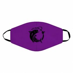 Маска многоразовая Fish on the hook - PrintSalon