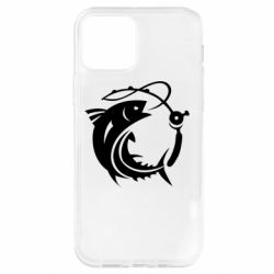 Чехол для iPhone 12 Fish on the hook - PrintSalon