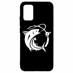 Чехол для Samsung A02s/M02s Fish on the hook - PrintSalon
