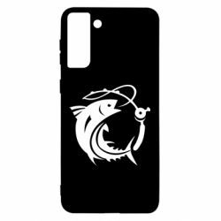Чехол для Samsung S21 Ultra Fish on the hook - PrintSalon