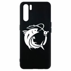 Чехол для Oppo A91/Reno3 Fish on the hook - PrintSalon