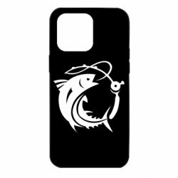 Чехол для iPhone 14 Pro Max Fish on the hook - PrintSalon