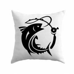 Подушка Fish on the hook - PrintSalon