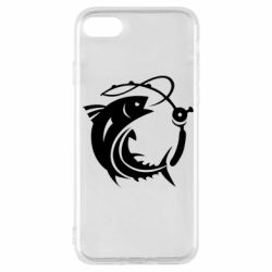 Чехол для iPhone 7 Fish on the hook - PrintSalon