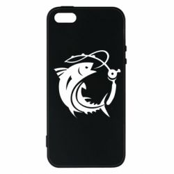 Чехол для iPhone5/5S/SE Fish on the hook - PrintSalon