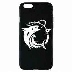 Чехол для iPhone 6/6S Fish on the hook - PrintSalon