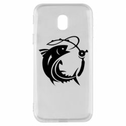 Чехол для Samsung J3 2017 Fish on the hook - PrintSalon