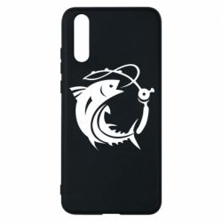 Чехол для Huawei P20 Fish on the hook - PrintSalon