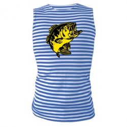 Майка-тельняшка Fish - PrintSalon