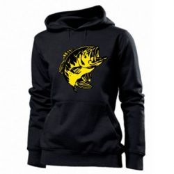 Женское худи Fish - PrintSalon