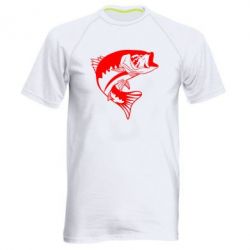 Чоловіча футболка для спорту Fish - PrintSalon