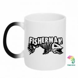 Чашка-хамелеон Fisherman - PrintSalon