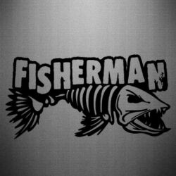 Наклейка Fisherman