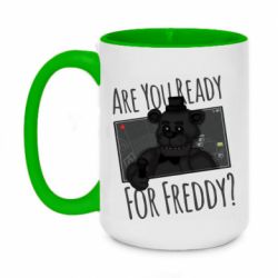 Чашка двокольорова велика Five Nights at Freddy's 1-PrintSalon Чашка двокольорова велика Five Nights at Freddy's 1