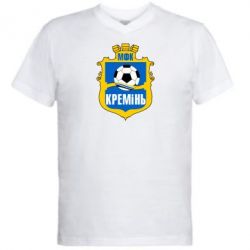 Чоловіча футболка з V-подібним вирізом ФК Кремінь Кременчук - PrintSalon