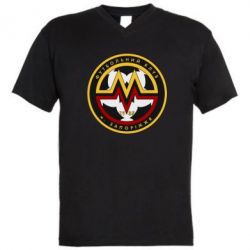 Мужская футболка  с V-образным вырезом ФК Металург Запоріжжя - PrintSalon