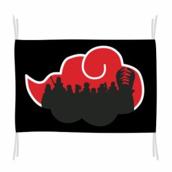 Флаг Akatsuki Members Red Cloud - PrintSalon
