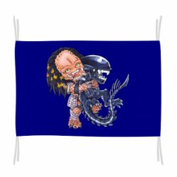 Флаг Alien vs Predator - PrintSalon