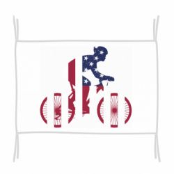 Флаг American cyclist - PrintSalon