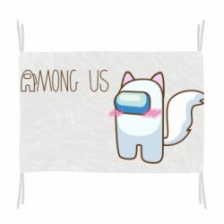 Прапор Among us cute cat - PrintSalon