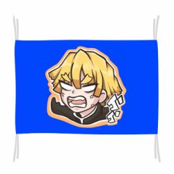 Флаг Angry Zenitsu Agatsuma - PrintSalon