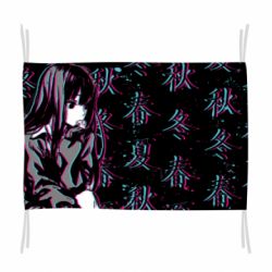Прапор Anime Girl Glitch - PrintSalon