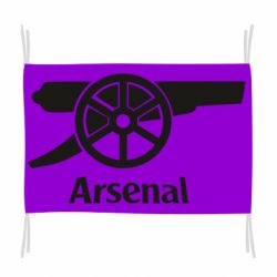 Флаг Arsenal simple logo - PrintSalon